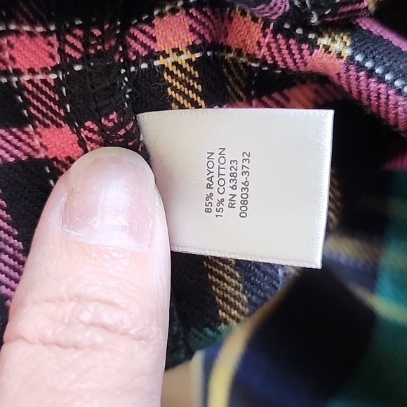 NWT CJ Banks Flannel Sz 1X - Picture 4 of 4